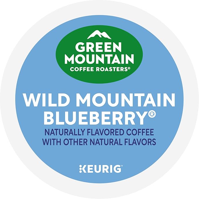 Green Mountain Coffee Roasters Wild Mountain Blueberry Keurig Single-Serve K-Cup pods Light Roast Coffee 96 Count
