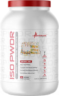 Metabolic Nutrition Whey Protein Isolate ISO PWDR Birthday Cake 3.04lb 23 Servings 26g Protein Fast Digesting Zero Carbs Delicious Flavor Very Low Carbs &amp Fat Zero Lactose