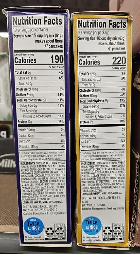Protein Millville Pancake &amp Waffle Buttermilk &amp Chocolate Chip (Two Boxes)