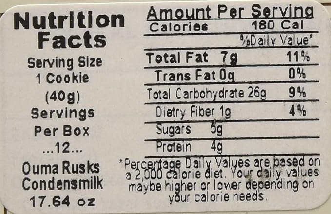 Nola Ouma Condensed Milk Rusks (Pack of 12 CASE)