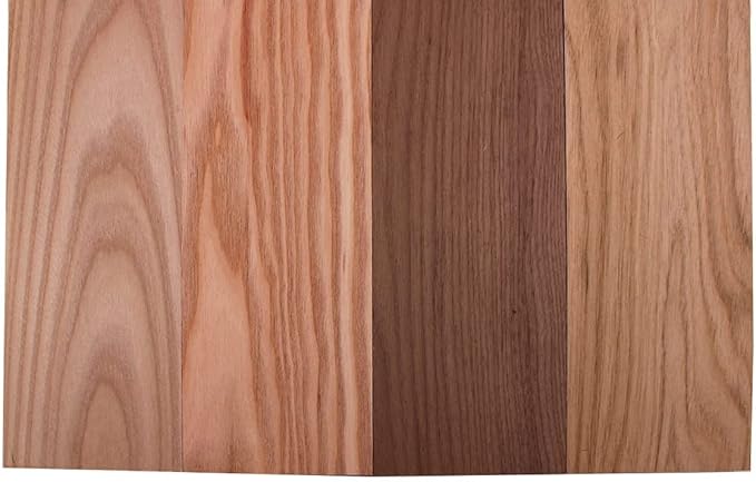 Domestic Exotic Variety Pack - Grey Elm Coffee Nut Walnut Butternut - 3/4 x 4 (4 Pcs) (3/4 x 4 x 24)