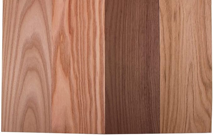 Domestic Exotic Variety Pack - Grey Elm Coffee Nut Walnut Butternut - 3/4 x 4 (4 Pcs) (3/4 x 4 x 12)