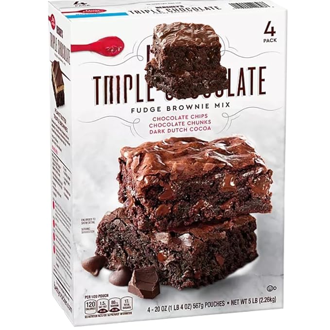 Chocolate Fudge Brownie Mix 20 oz 4 Pack (1 Pack)