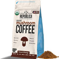 La Republica Ground Mushroom Coffee Organic Fair Trade Arabica with Superfood Mushrooms (Medium Roast 60 Servings)
