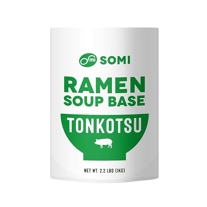 Japanese Tonkotsu Ramen Soup Stock Base 2.2 Lbs for Ramen Broth Hot-Pot Base Stir Fry Professional Grade Umami Stock