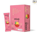 Krono Nutrition Energy Bar - Made with Natural Ingredients - Vegan - Gluten Free - Nuts Free - Soy Free - 50 gram per bars - 12 bars per box (12 count Strawberry &amp Pineapple)