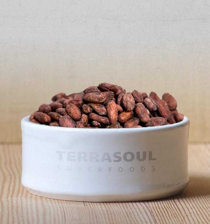 Terrasoul Superfoods Raw Organic Criollo Cacao Beans 2 Lbs (2 Pack)