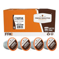 Fresh Roasted Coffee Ethiopian Yirgacheffe Kochere Medium Roast 96 Pods for K Cup Brewers