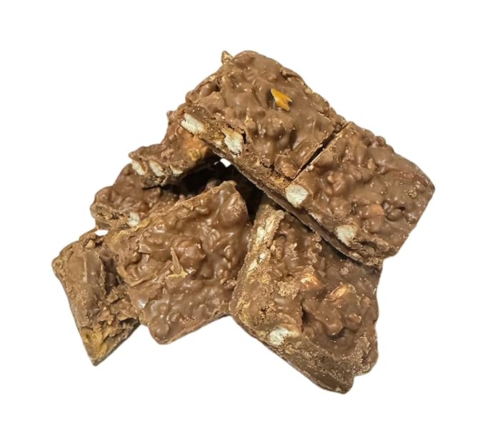 NOMS Cookie Butter Crunch Milk Chocolate Candy – Cookie Butter Filling with Marshmallows Cookies &amp Pretzels – Holiday Special 5 oz Bag