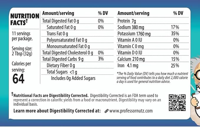Professor Nutz Organic Peanut Butter- Low Calorie Nut Butter Natural Peanut Butter Natural Fiber Healthy Peanuts Great source of Protein 30 Essential Vitamins (12.42 Ounce Cookie N' Cream)