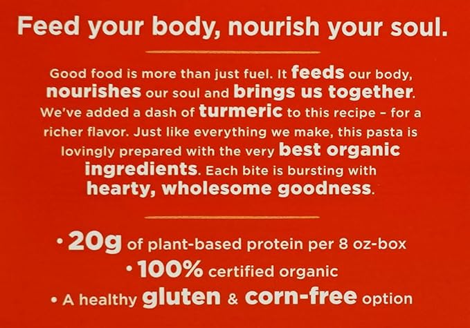 Andean Dream Organic Turmeric Spaghetti Pasta (12 Pack)