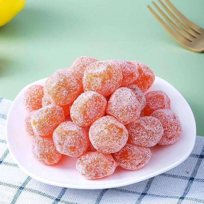 Ready To Eat Dried Kumquat Preserved Fruit Golden Kumquat Sour Sweet Kumquat Rock Sugar Kumquat 500g/can Healthy and Nutritious Dried Fruit Delicious Kumquat Dim Sum Leisure Snacks (2000g)