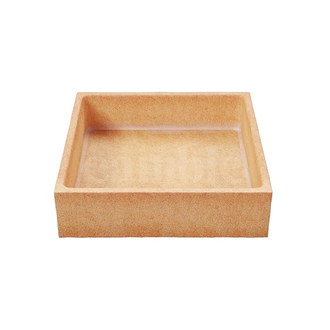 Cambie Medium Square Vanilla Tart Shells 55mm (2.16) Diameter French Style Tart Shells White Chocolate Coating Pack of 40