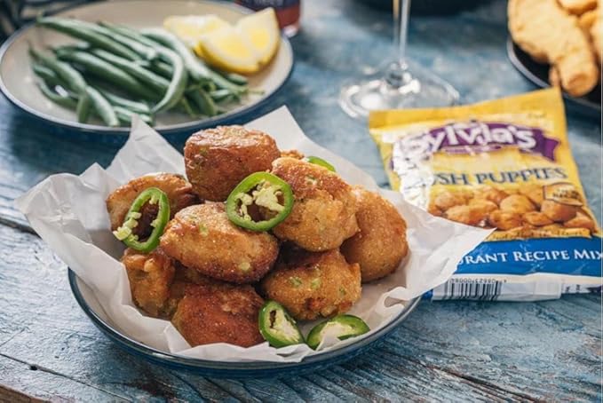 Sylvia's Hush Puppies Mix 10 Ounce Packages (Pack of 9)