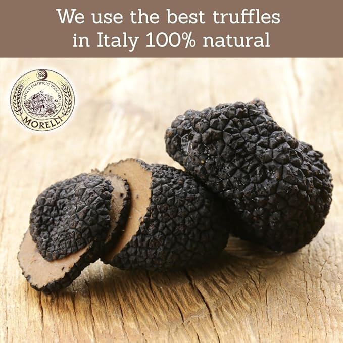 Morelli Truffle Tagliolini Italian Pasta - Gourmet Organic Pasta Noodles Handmade in Small Batches Imported Italian Noodles Made With Durum Wheat Semolina - 8.8 oz / 250 g (2 Pack)