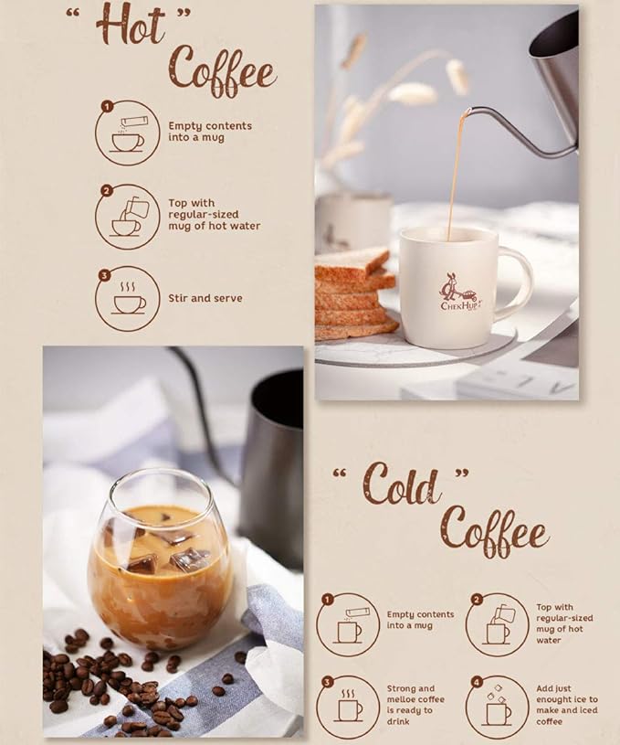 4-Pack Malaysia Chek Hup 3 In 1 Ipoh White Coffee- Original (12s x 40g/pack) (4)