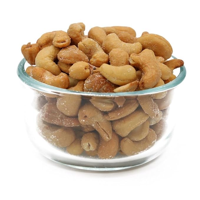 C.J. Dannemiller Whole Cashews Bulk 10 LB Box Roasted &amp Salted Medium Size 320 Perfect for Snacking Cooking Trail Mixes