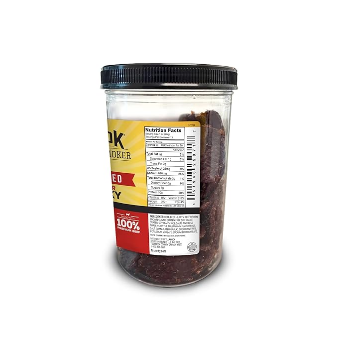Tillamook Country Smoker Real Hardwood Smoked Silver Dollar Beef Jerky Old Fashioned 13 Ounce