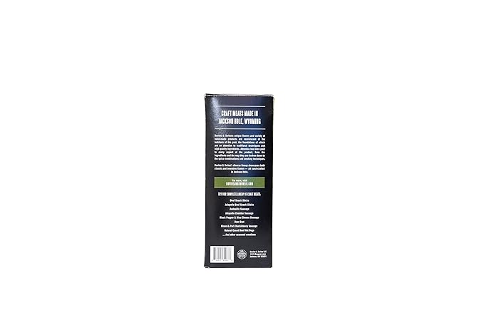 Bovine &amp Swine All-Natural Gourmet Craft Beef Snack Sticks | 10 Packs of 2 | Wyoming Jerky Sticks High Protein Individually Wrapped | Camping &amp Hiking Snacks | Clean Ingredients | Jalapeño B