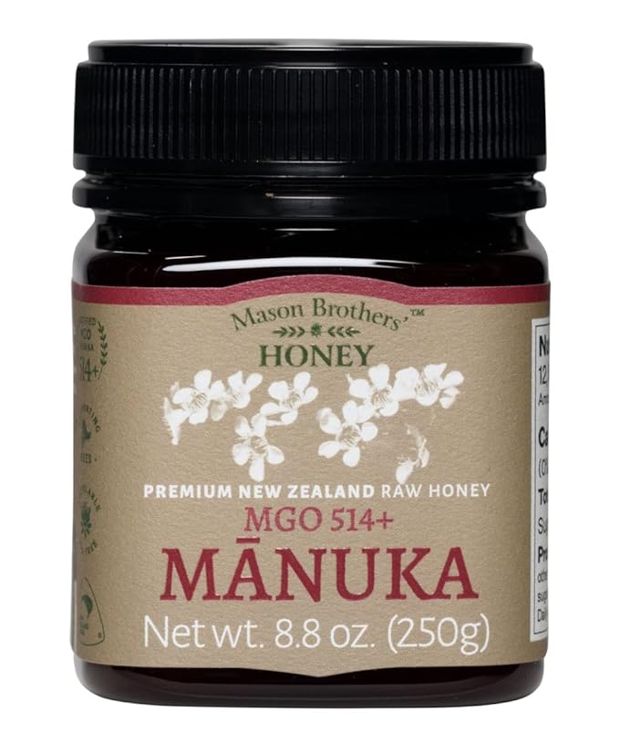 Mason Brothers' Raw Manuka Honey | 3x 8.8oz | MGO 263+/ MGO 514+/ MGO Certified New Zealand Honey Bundle