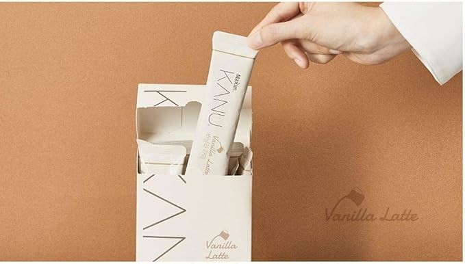Maxim KANU Vanilla Latte 48 Sticks (Pack of 2)