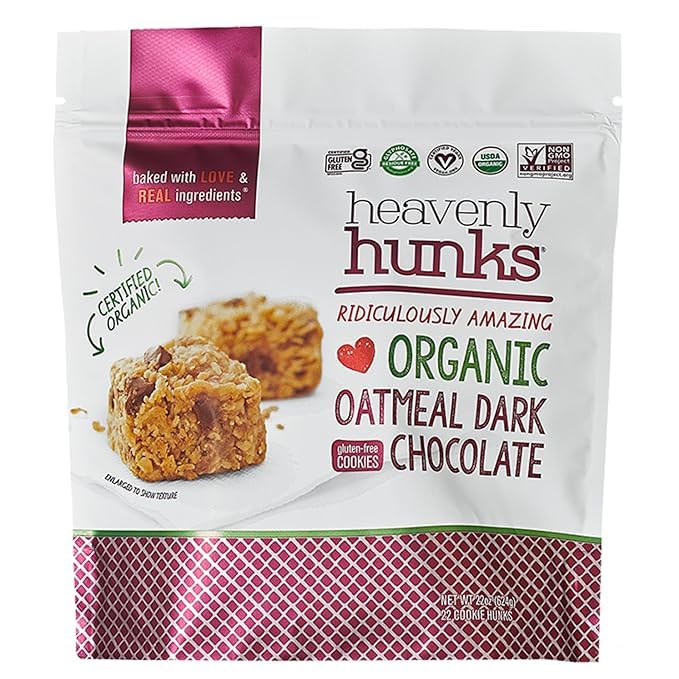 Organic Oatmeal Dark Chocolate ChipCertified Organic Gluten Free VeganNON GMO-22oz Bag