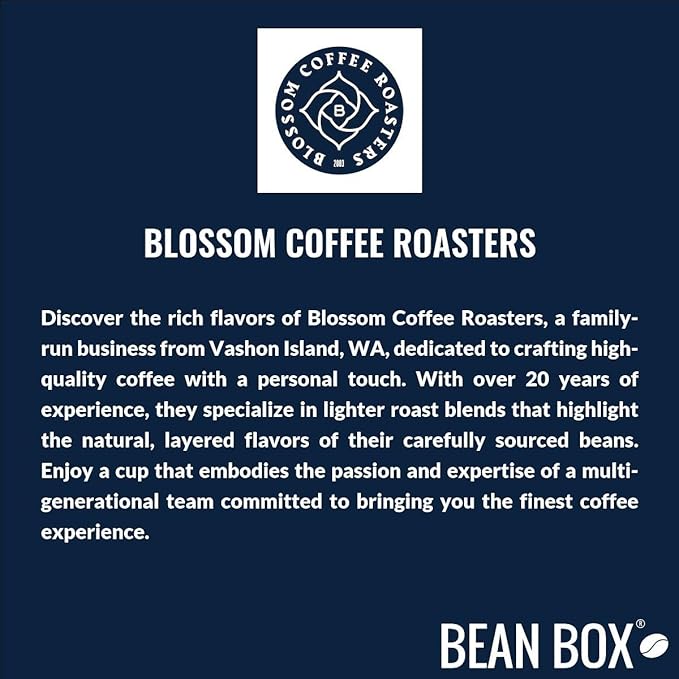 Bean Box Sampler - Roasted by Blossom Roasters 2-Pack Freshly Ground Coffee Gourmet Coffee