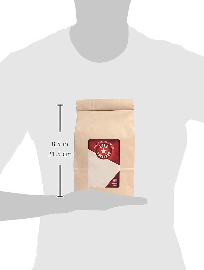 Lola Savannah Almond Cookie Ground Coffee - Fulfill Your Cookie Desire | Flavored Blend of Almond Chocolate &amp Coconut | Caffeinated | 2lb Bag