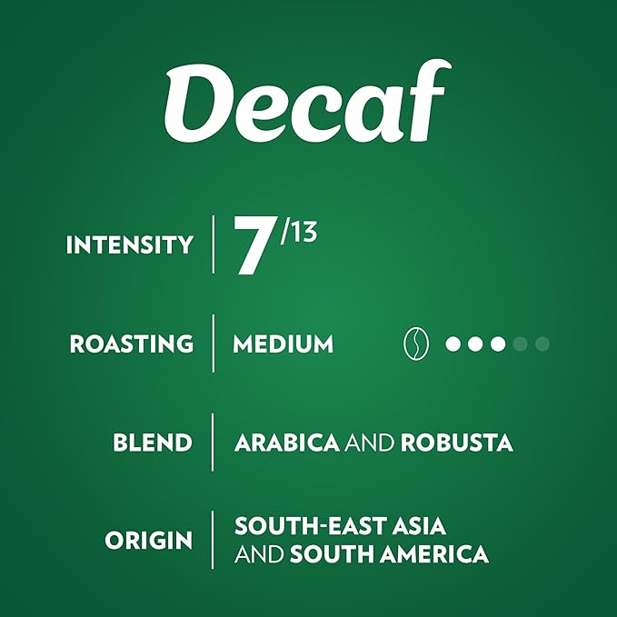 Lavazza Decaf Aluminum Capsules Compatible with Nespresso* Original Machines Medium Roast (60 Capsules)