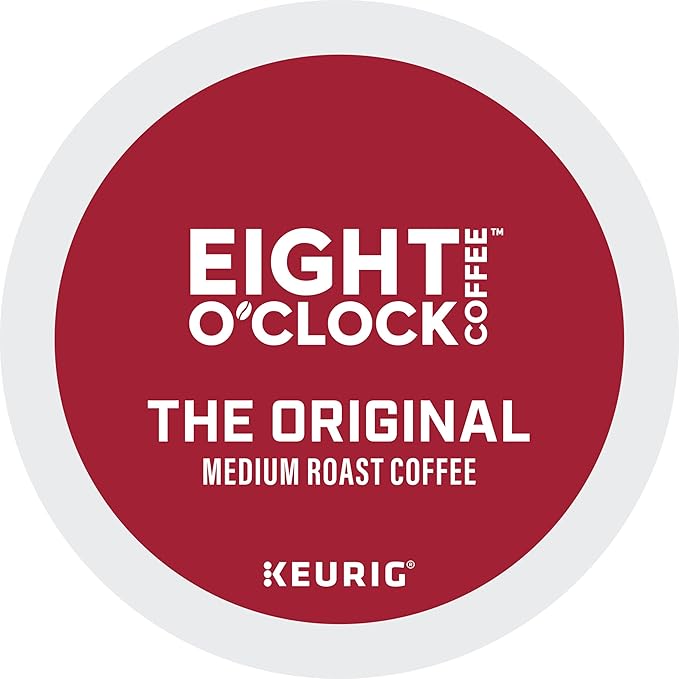 Eight O Clock The Original Single-Serve Keurig K-Cup Pods Medium Roast Coffee 120 Count (5 Boxes of 24 Pods)