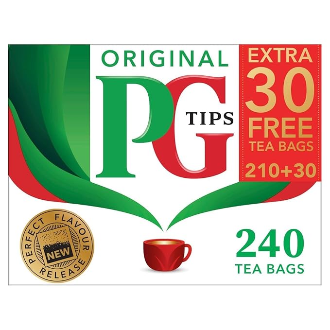 PG Tips Black Tea Original Tea Bags - 240 Count (2-PACK)