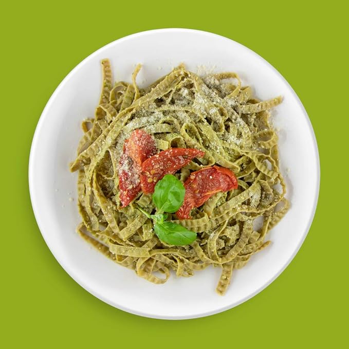The Only Bean - Organic Edamame Fettuccine Pasta - High Protein Keto Friendly Gluten-Free Vegan Non-GMO Kosher Low Carb Plant-Based Bean Noodles - 8 oz (6 Pack)