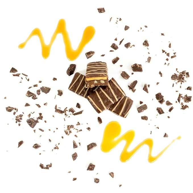GLP-1Care Caramel Cocoa Protein Bars High Protein Low Calorie GLP-1 Compatible 15g Protein 14 Servings Per Box