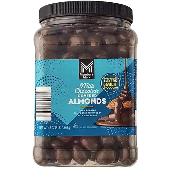 Milk Chocolate Covered Almonds 48 Ounces (1 Pack)