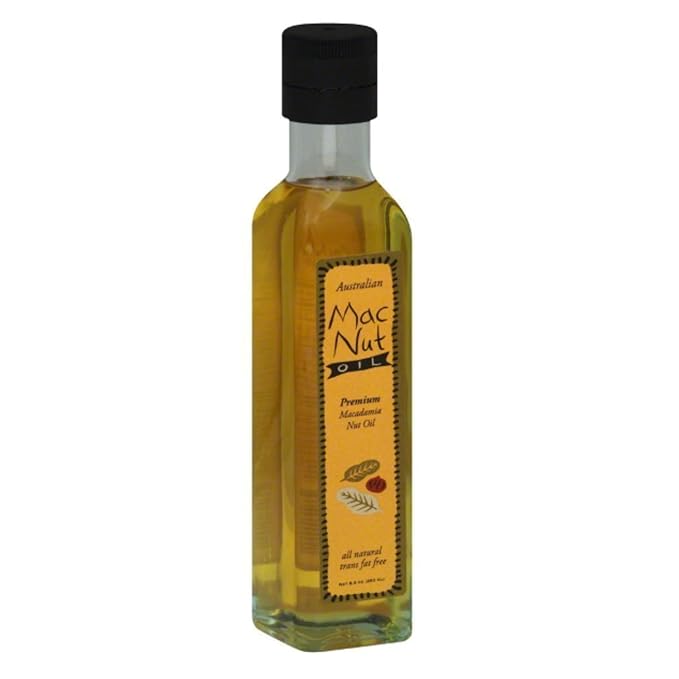 Macadamia Nut Cooking Oil- Australian Pure Cold Pressed Macadamia Nut Oil Unrefined Natural High Smoke Point for Frying Non GMO Vegan Keto Friendly and Gluten Free (8.5 fl oz)