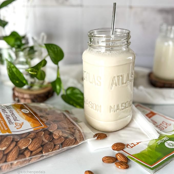 Raw Almonds Sweet Wild Harvest - Bulk - Naturally Steam Pasteurized 100% Natural Almonds - Family Farmed Since 1875 - Raw 5 lb Box From Ellie's Best …