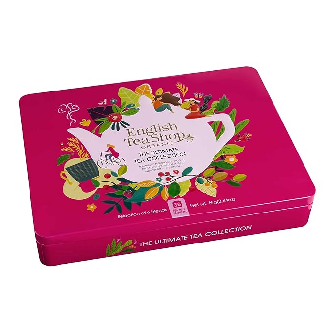 English Tea Shop - Ultimate Tea Collection- Gift Tin - 36 Tea Bag Sachets 69g