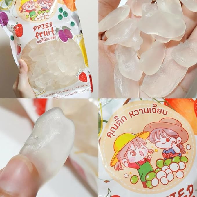 Generic Dried Palm Fruit (Luk Chit) – Soft &amp Chewy Thai Dessert Ingredient 500g