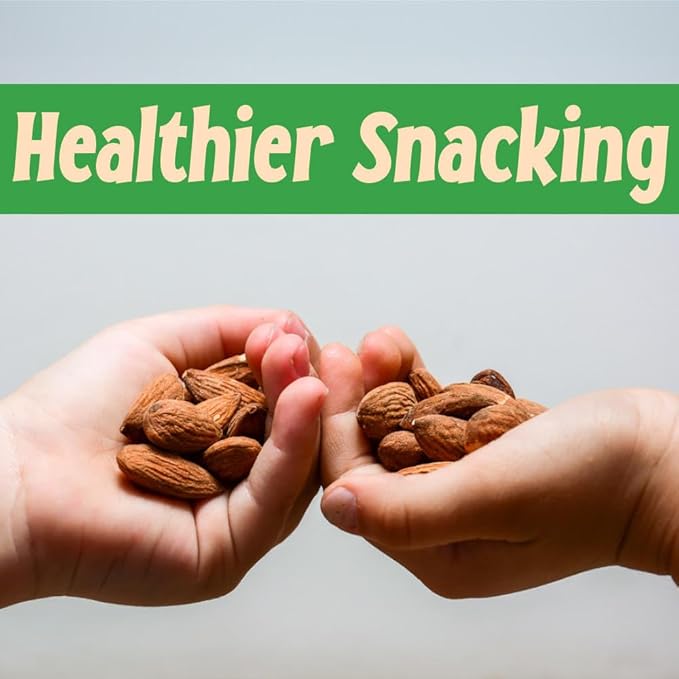 Sincerely Nuts – Roasted Whole Salted Almonds | 2 Lb. Bag | Delicious Guilt Free Snack | Low Calorie Vegan Gluten Free | Gourmet Kosher Food | Source of Fiber Protein Vitamins and Minerals