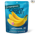 Crispy Green Freeze-Dried Banana Fruit Snacks 0.85 Oz (Pack of 12) 100% Pure Fruit All-Natural No Added Sugar Single-Serve Bags for Healthy Snacks &amp School Lunches