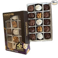 CHOCOFIG (12.3oz) – Premium Armenian Gourmet Delights | Walnuts &amp Figs Coated in Dark White &amp Milk Chocolate | Only 1g Added Sugar | Handcrafted Gift Box | Healthy &amp Delicious Snack.