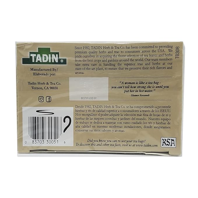Tadin Tea Green 24-Bag (6 Pack)