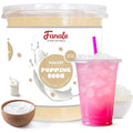 Fanale Yogurt Popping Boba Pearls Vegan Non GMO Gluten Free Fat Free Perfect for Bubble Tea Smoothies Ice Cream Desserts and Beverages.