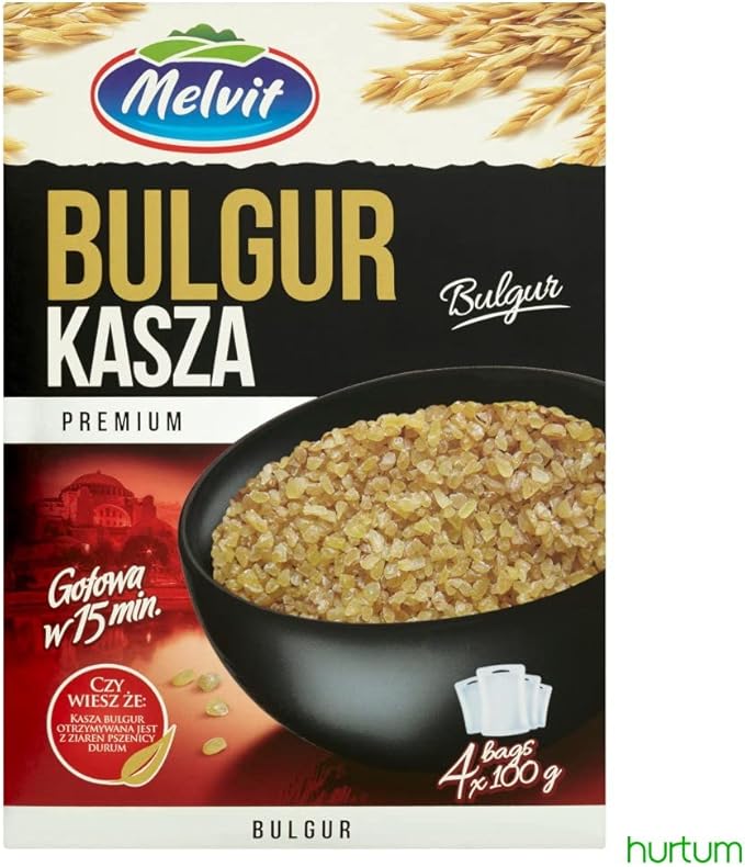 400 G BULGUR PREMIUM MELVIT - BOX OF 6 UNITS