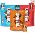 UNREALVariety Pack (3 Bag Sampler) | Less Sugar Fair Trade Non-GMO Ingredients with no Corn Syrup or Sugar Alcohols No Soy