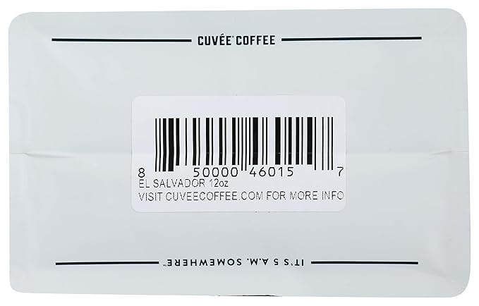 Cuvee Coffee El Salvador – Single Origin Medium Roast Whole Bean 12 oz – Bright Tangerine &amp Plum Notes Direct-Trade Roasted in Austin TX.