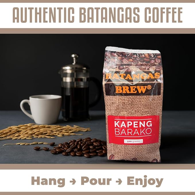 Batangas Brew Kapeng Barako 100% Philippine Coffee Regular Grind 500 grams/17.64 oz