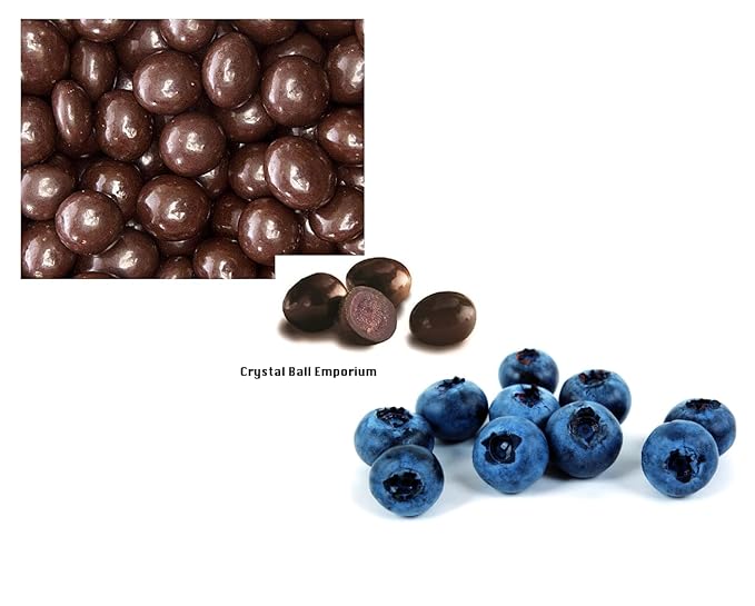 Superberry Blueberry Acai Dark Chocolate Bonbons – 2-Pack 7oz Resealable Bags (14oz Total) – Fair Trade Premium Dark Chocolate with Soft Blueberry Acai Center No Artificial Colors or Flavors
