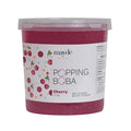 Mayde Popping Boba Pearls for Drinks Desserts &amp Breakfast Bowls (Cherry Flavor 7 Pounds)