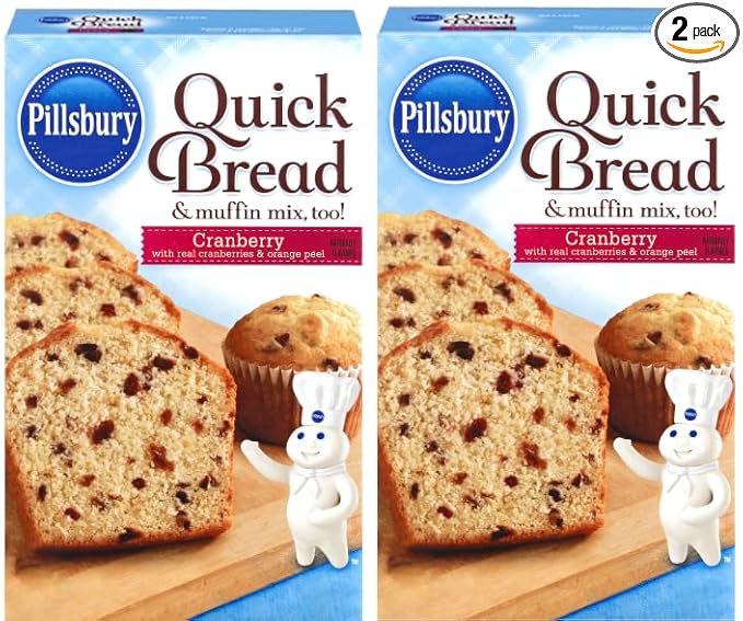 Pack Of 2 Quick Bread &amp Muffin MIx Cranberry 15.6 oz.